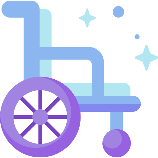 Wheelchair Special Candy Flat icon
