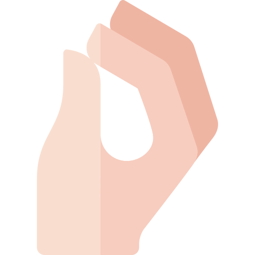 Hand gesture Basic Rounded Flat icon