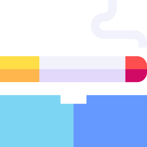 cigarrillo Basic Straight Flat icono