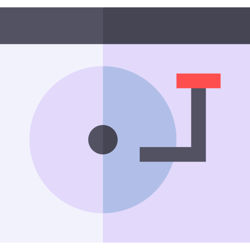 ターンテーブル Basic Straight Flat icon