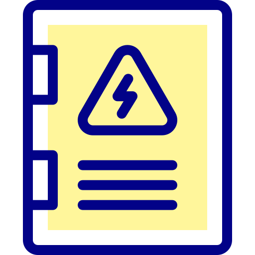 電気パネル Detailed Mixed Lineal color icon