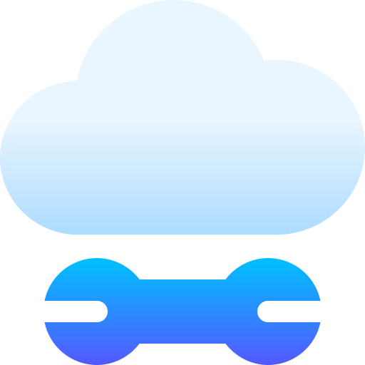 cloud computing Basic Gradient Gradient icon