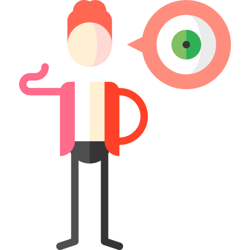 Sight Puppet Characters Flat icon