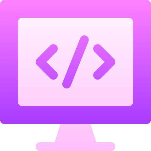 코딩 Basic Gradient Gradient icon