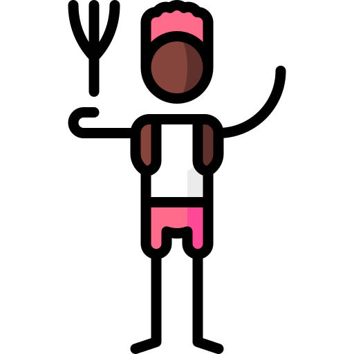 Massager Puppet Characters Lineal Color icon