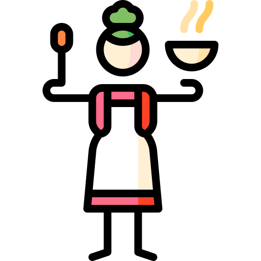 kochen Puppet Characters Lineal Color icon