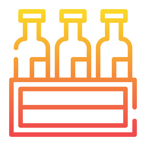 caja de cerveza Generic Gradient icono