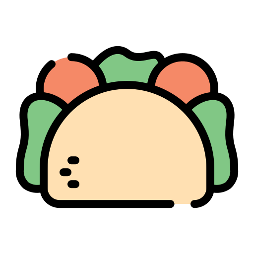 taco Generic Outline Color icoon