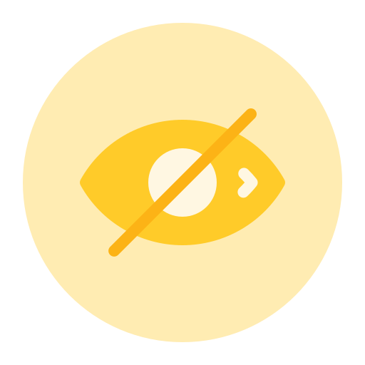 ausblenden Generic Flat icon
