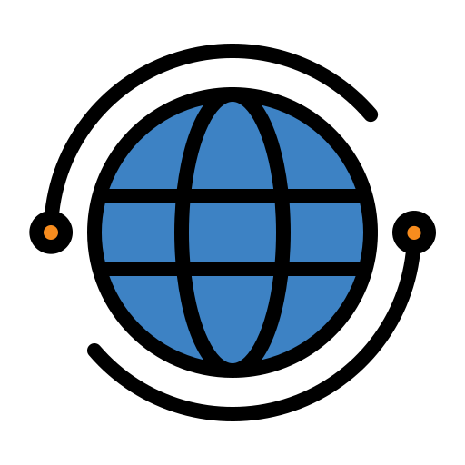 worlwide Generic Outline Color icon