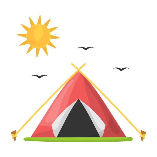キャンプのテント Generic Flat icon
