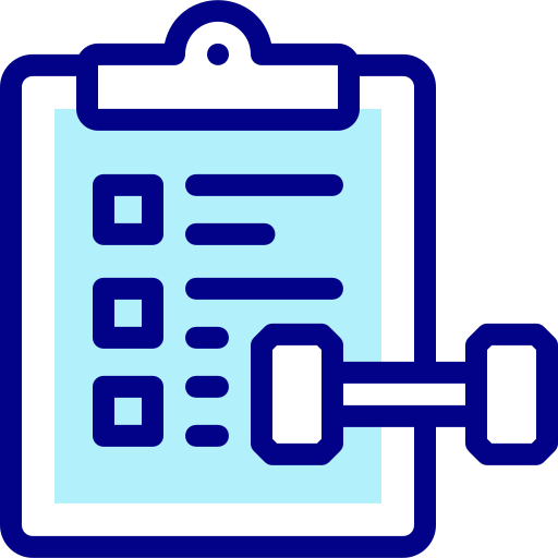 Checklist Detailed Mixed Lineal color icon