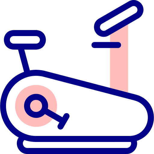 エアロバイク Detailed Mixed Lineal color icon