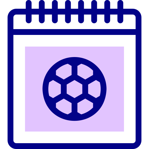 Calendar Detailed Mixed Lineal color icon