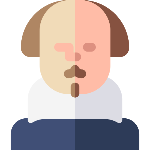 shakespeare Basic Rounded Flat icon