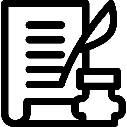 littérature Basic Rounded Lineal Icône