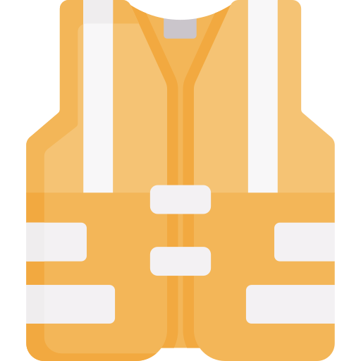 High visibility vest Special Flat icon