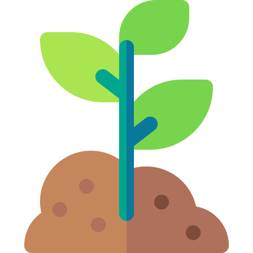 土壌 Basic Rounded Flat icon