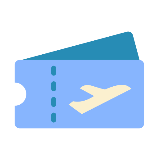 karta pokładowa Generic Flat ikona