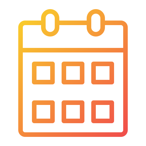 kalender Generic Gradient icon