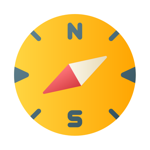 kompass Generic Flat Gradient icon