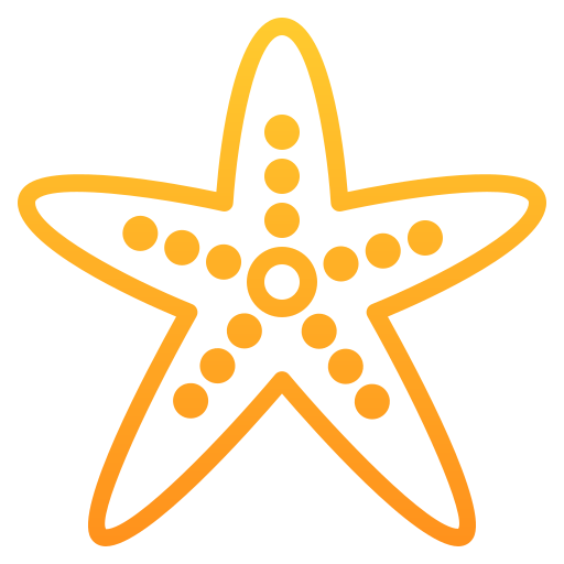 Морская звезда Generic Gradient иконка