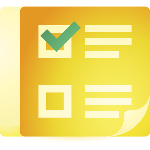 To do list 3D Toy Gradient icon