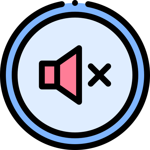 Sound off Detailed Rounded Lineal color icon