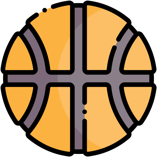 pelota de baloncesto Generic Outline Color icono