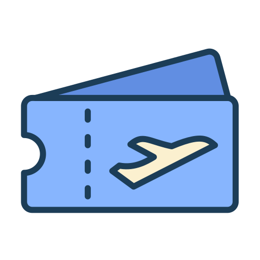 Boarding pass Generic Outline Color icon