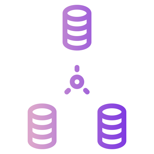 Database usage Generic Gradient icon