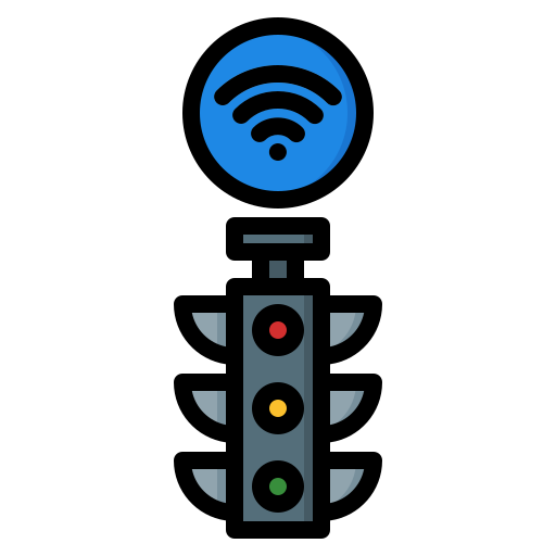 Traffic Generic Outline Color icon