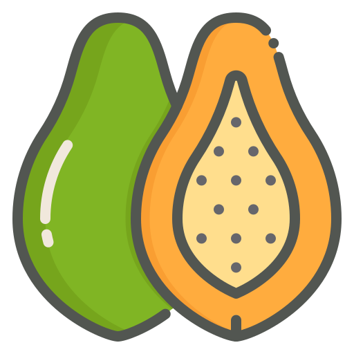 papaya Generic Outline Color icon