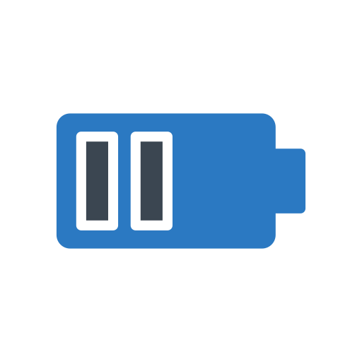 niveau de batterie Generic Blue Icône