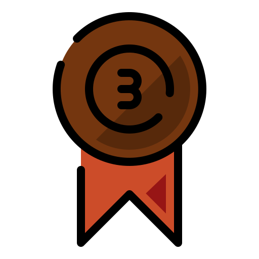 3rd place Generic Outline Color icon