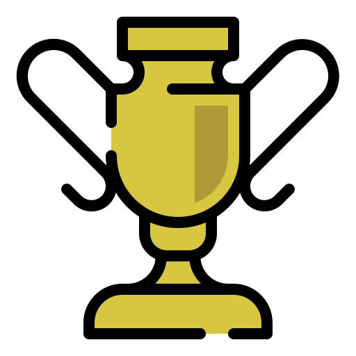 fußballpokal Generic Outline Color icon