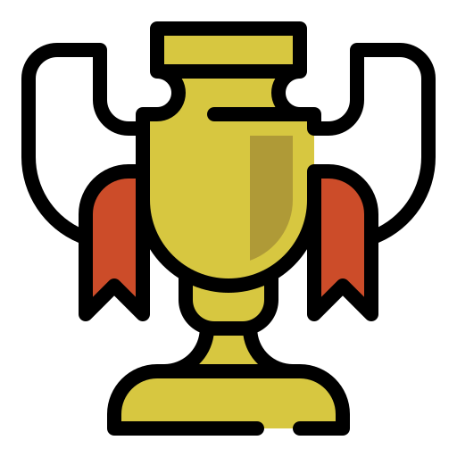 Soccer cup Generic Outline Color icon