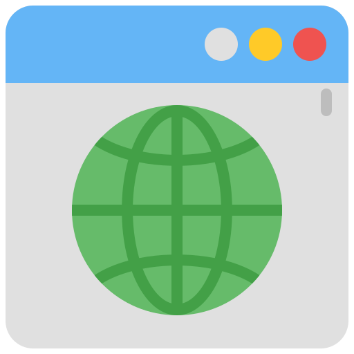 browser Generic Flat icoon