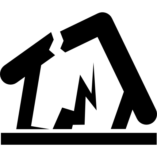 Home insurance Basic Straight Filled icon