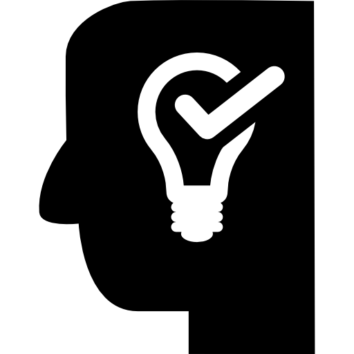 Проверенная идея лампочки в голове человека  иконка