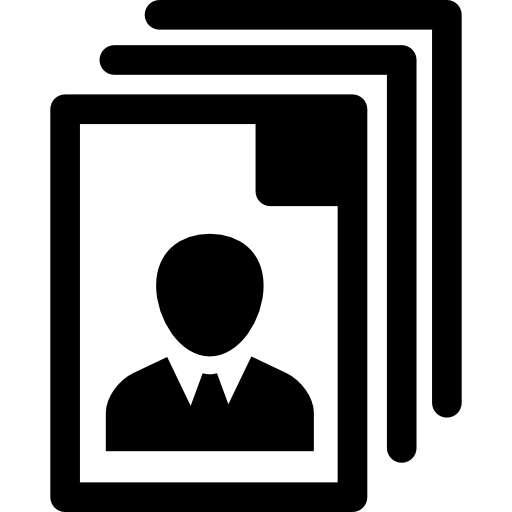 identität auf persönlichen bildern  icon