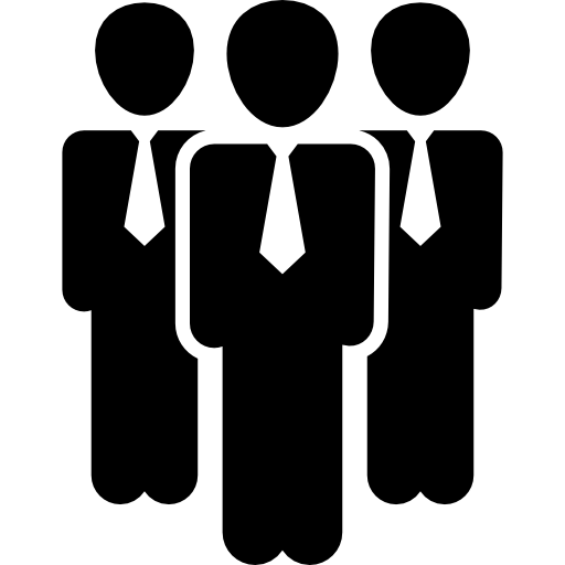 squadra di uomini d'affari  icona