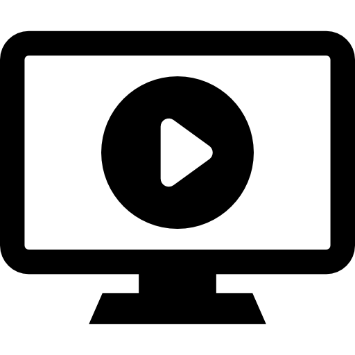 モニター画面上の動画  icon