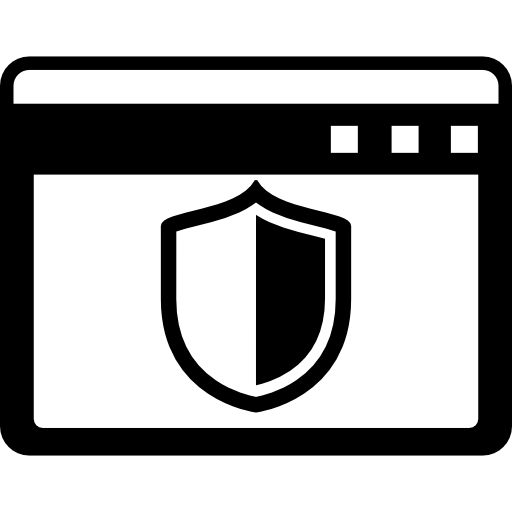 simbolo online di protezione finanziaria Basic Straight Filled icona