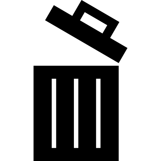 열린 쓰레기통  icon