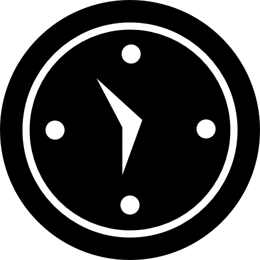 Clock of wall  icon
