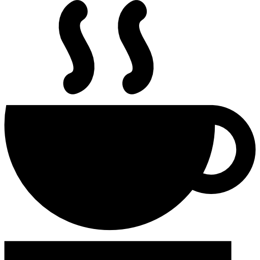 kubek gorącej kawy  ikona