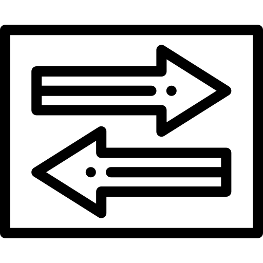 transférer Detailed Rounded Lineal Icône