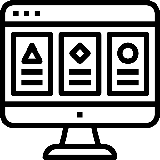 computadora Becris Lineal icono