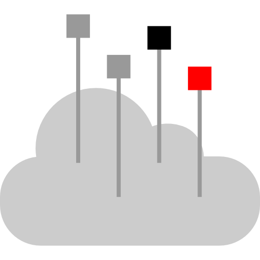 cloud computing Alfredo Hernandez Flat icona